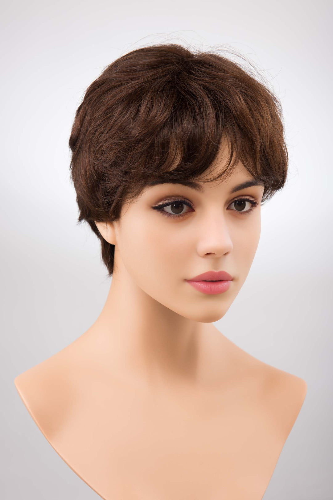 human hair wig short