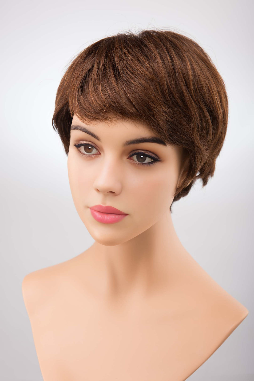 10" Straight Human Hair Short Cut Lace Wig Helen