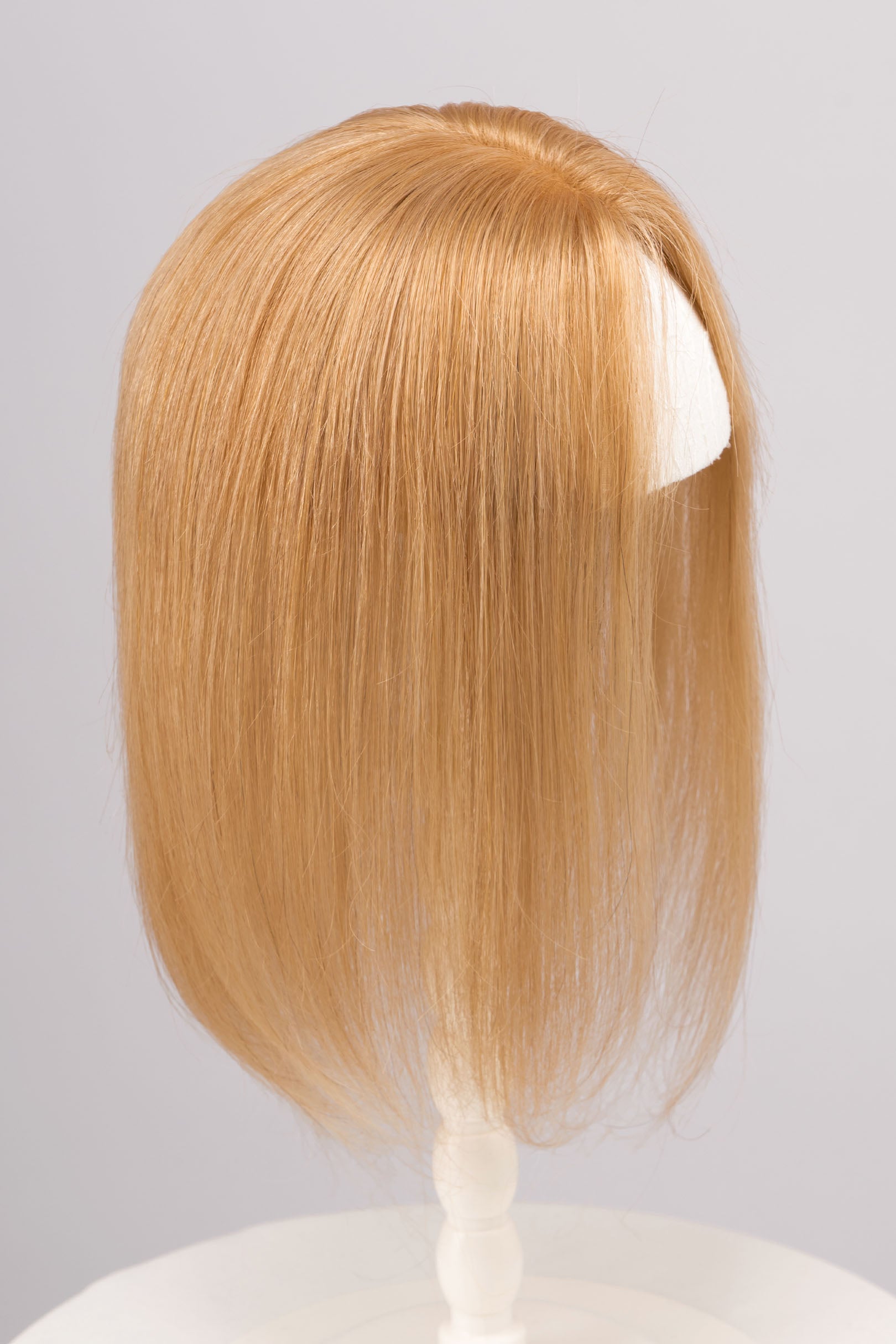 Natural Light Brown European Human Hair Topper 10 Inches