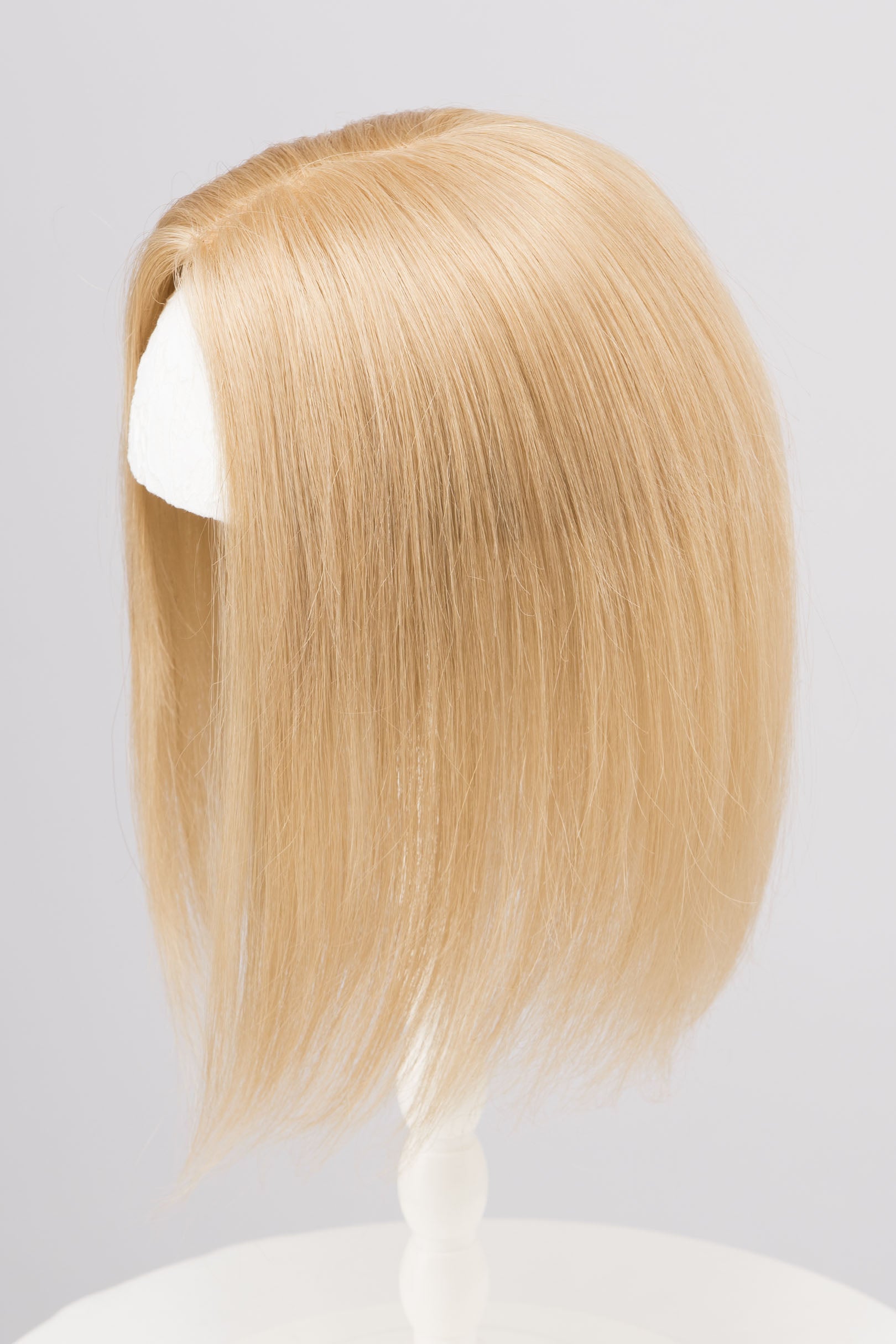 Natural Dark Blonde European Human Hair Topper 10 Inches