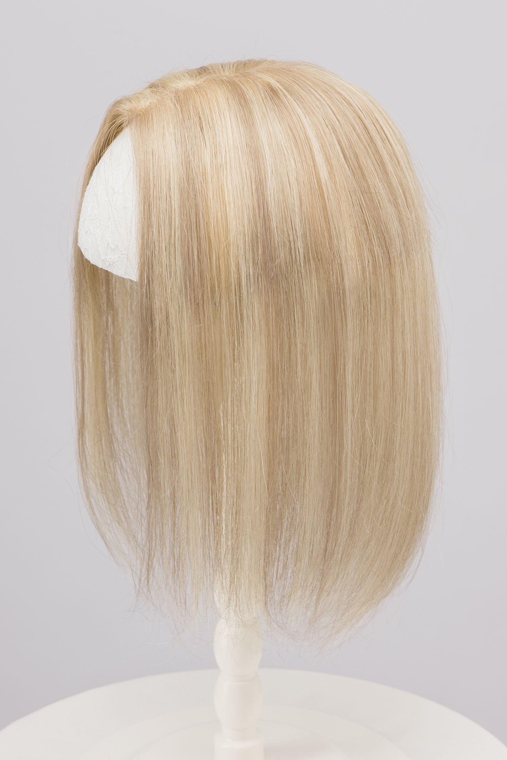 Brunette Blonde Balayage European Human Hair Topper 10 Inches