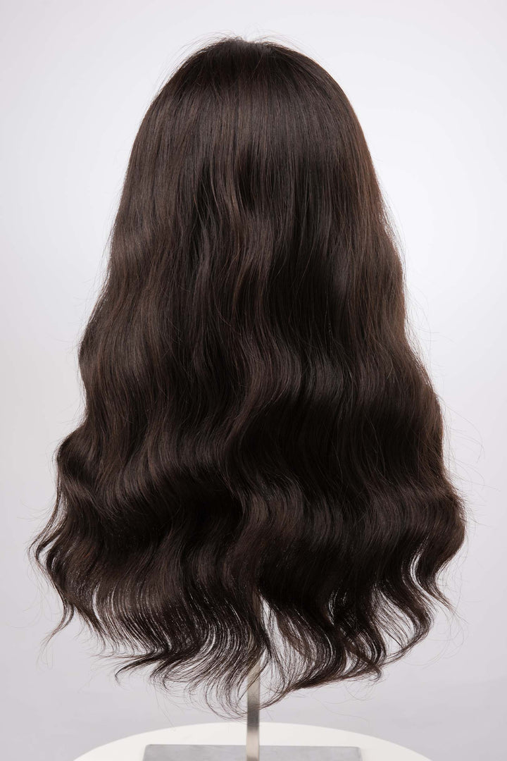 20" Human Hair Lace Wavy Wig Haven