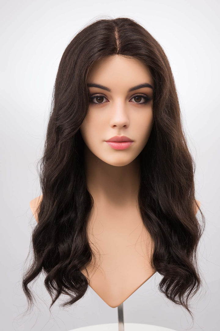 20" Human Hair Lace Wavy Wig Haven