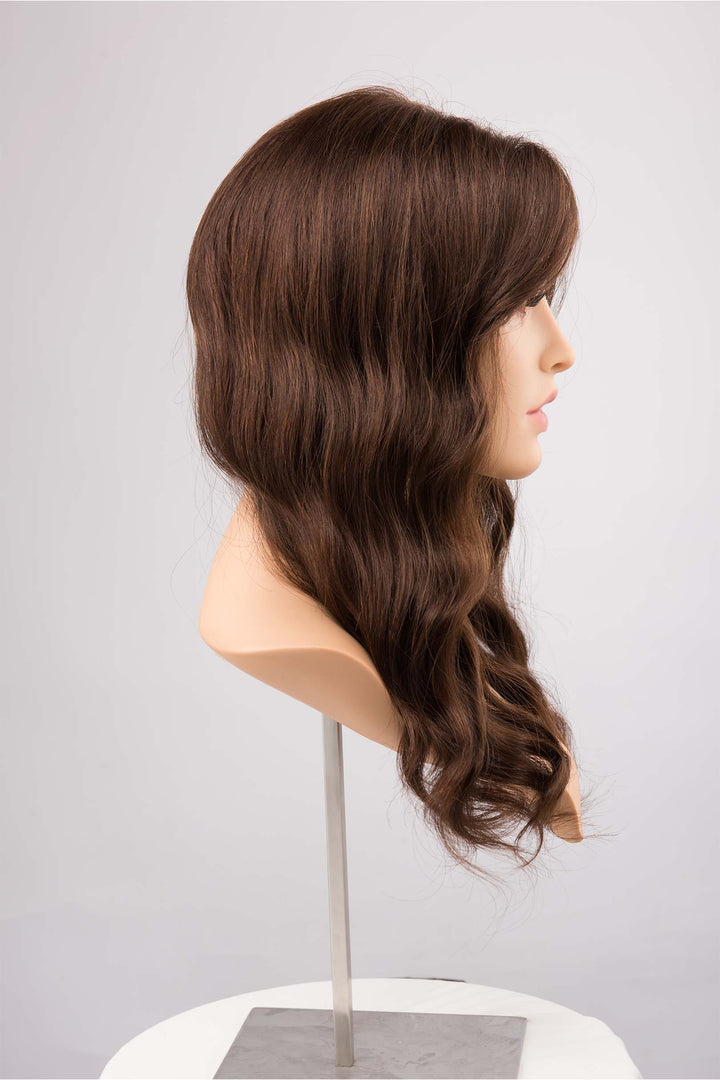 20" Human Hair Lace Wavy Wig Haven