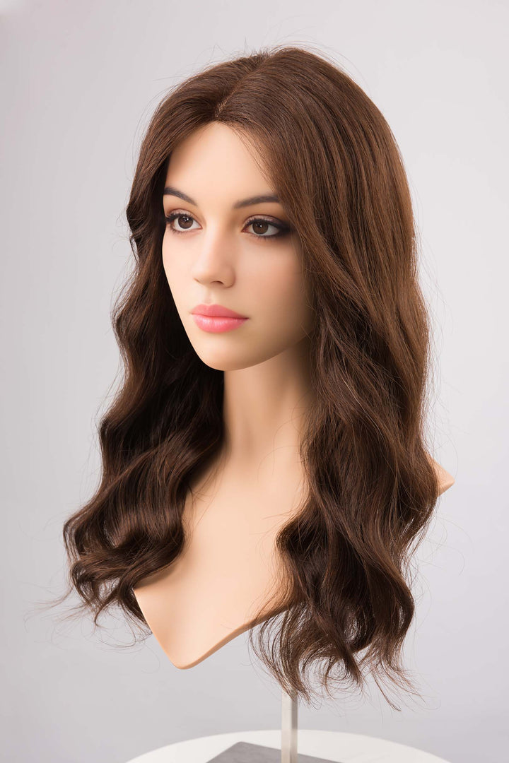 20" Human Hair Lace Wavy Wig Haven