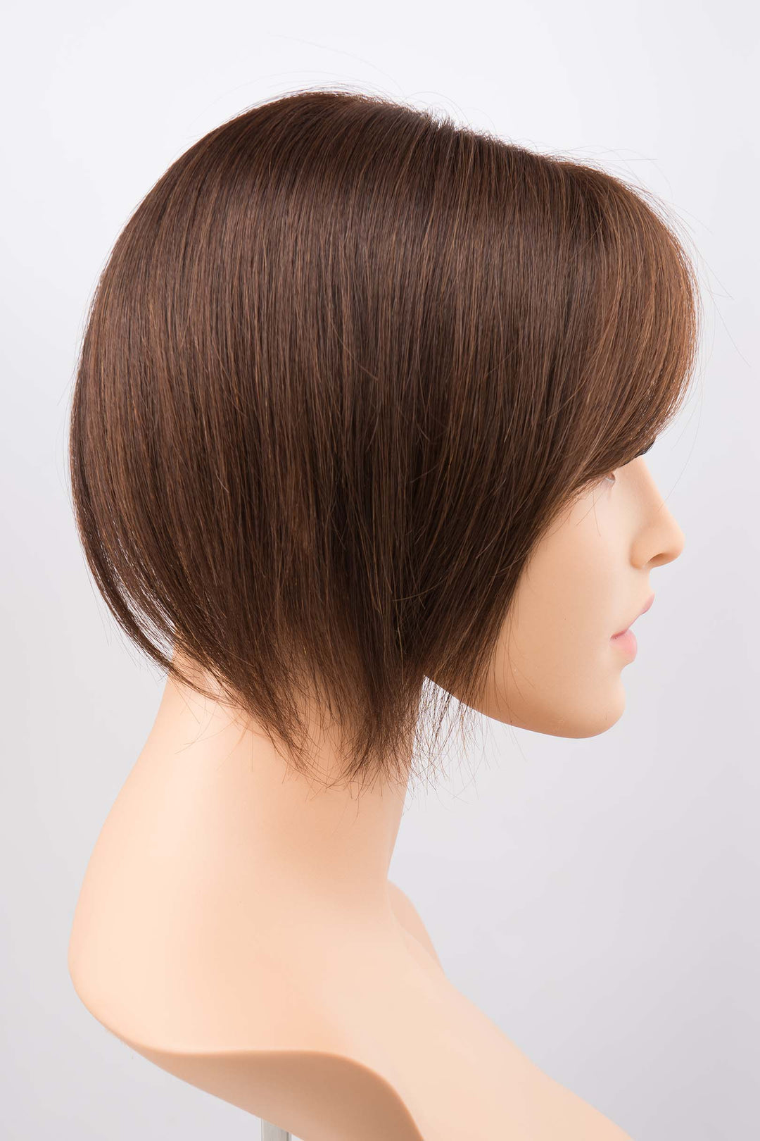 100% Human Hair Clip In Topper with Bangs 12"