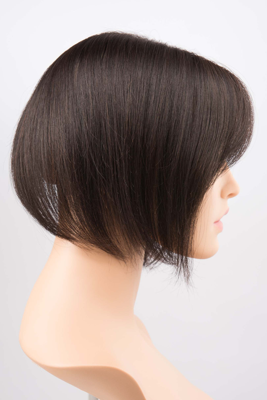 100% Human Hair Clip In Topper with Bangs 12"