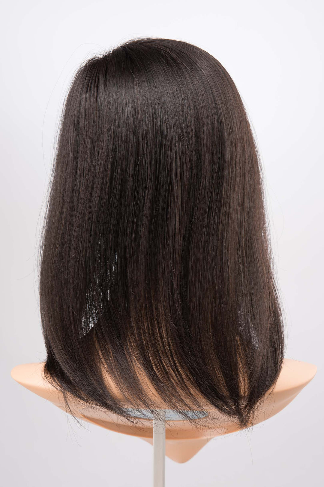 100% Human Hair Hand Tied Topper 14"