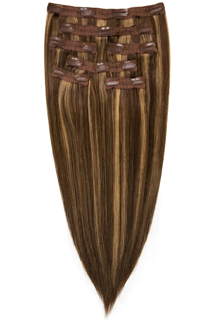 AVERA #4/27 Mix Balayage Clip-In Hair Extension