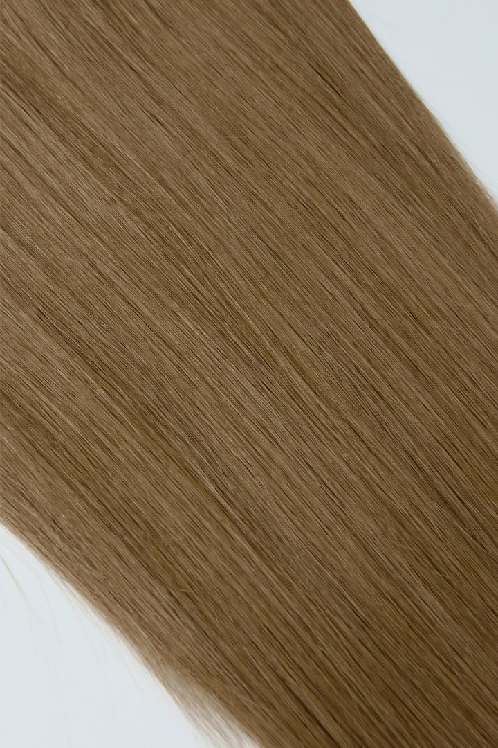 AVERA #8 Light Brown Clip-In Hair Extension